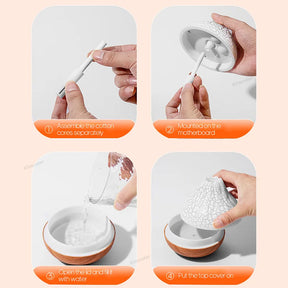 Umidificador Vulcão 300ml com LED 7 Cores e Difusor USB de Aromaterapia